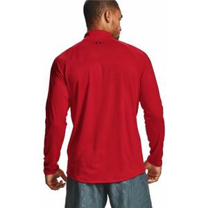 Under Armour UA Tech 2 0 Zip Heren Sportshirt - Rood