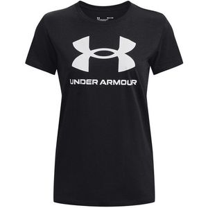 Under armour rival logo ss in de kleur zwart