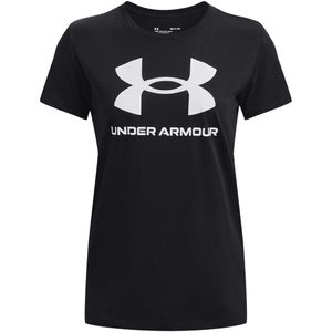 Under armour rival logo ss in de kleur zwart
