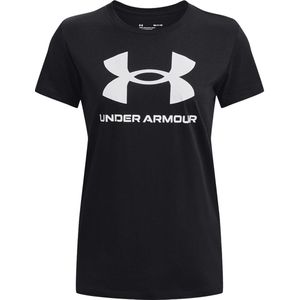 Under armour rival logo ss in de kleur zwart