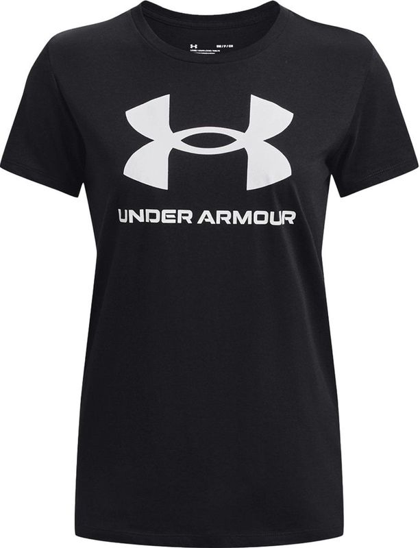 Under armour rival logo ss in de kleur zwart