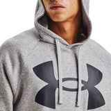 Hoodie - Katoenmix - Zwart - Fleece - Verstelbare Capuchon