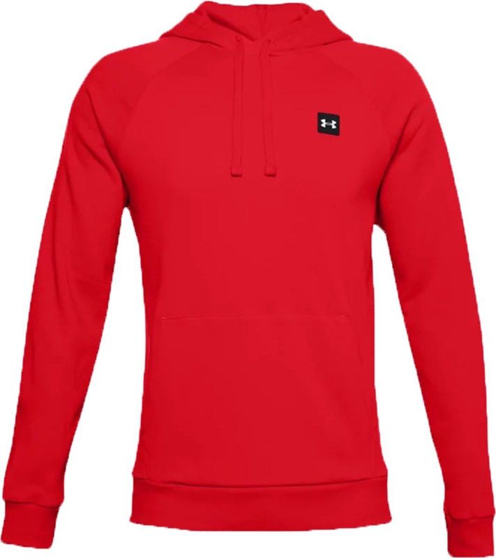 Under Armour Rival Fleece Hoody Herren - Rot, Größe M