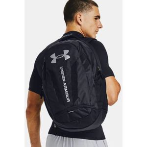 Under Armour, Under Armor Ua Hustle 5.0 Rugzak Zwart Zwart, Heren, Maat:ONE Size