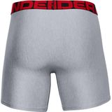 Under Armour - Tech - Sneldrogend Sportondergoed - Mod Gray Light Heather/Jet Gray Light Heather - 2 Pack