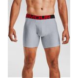 Under Armour - Tech - Sneldrogend Sportondergoed - Mod Gray Light Heather/Jet Gray Light Heather - 2 Pack