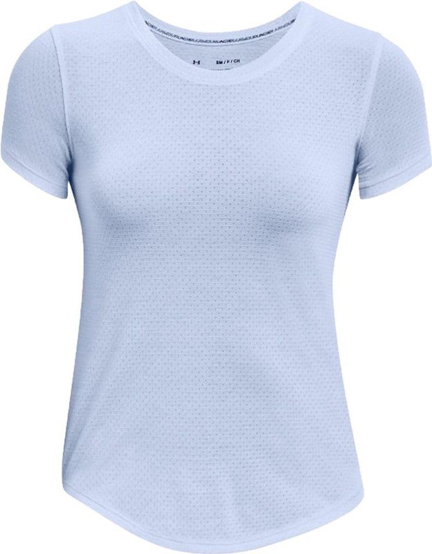Under Armour - Streaker SS - Sportshirt - Blauw - Korte Mouwen