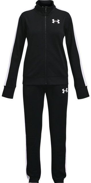 Under Armour UA Knit Track Suit Meisjes Trainingspak Zwart