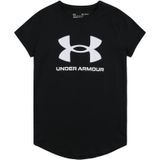 Under Armour - Grafisch T-shirt - Zwart - Katoenmix - Losse Pasvorm