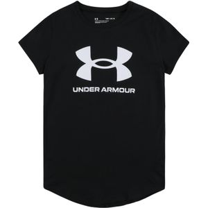 Under Armour - Grafisch T-shirt - Zwart - Katoenmix - Losse Pasvorm