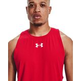 Under Armour Baseline Cotton Tanktop Heren sportshirts rood