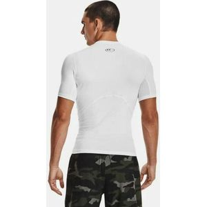 Under Armour UA Heatgear Armour Compressie Short Sleeve Heren Sportshirt Wit