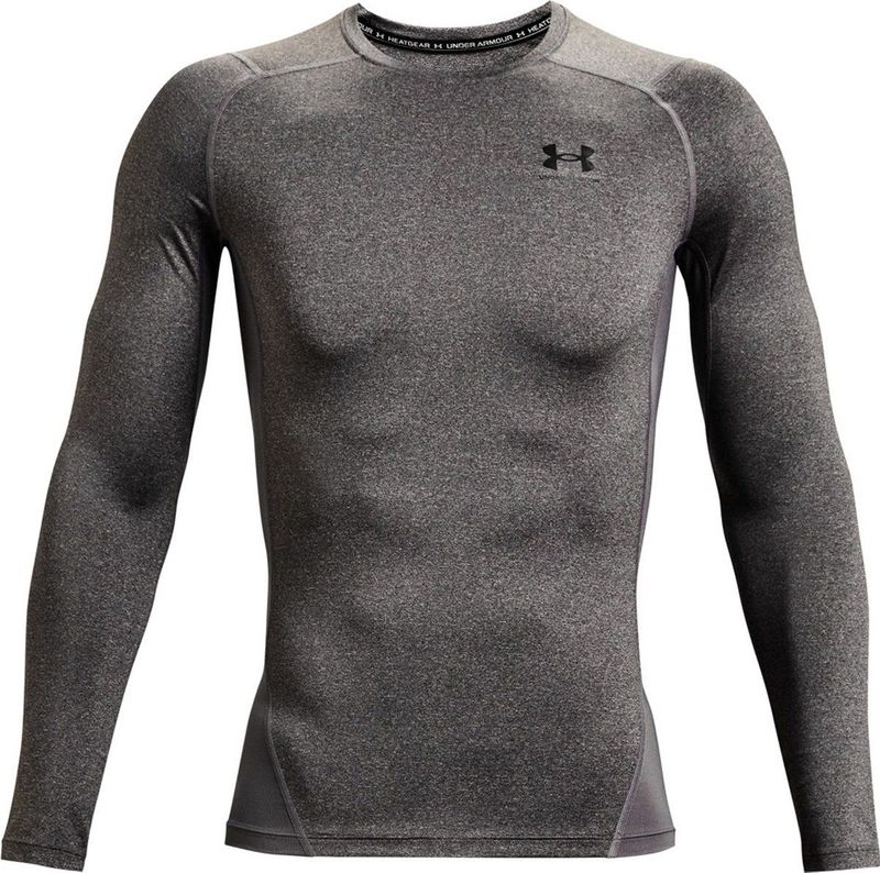 Under Armour Heatgear Comp Longsleeve Herren in anthrazit, Größe: XXL