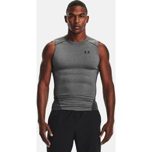 HeatGear - Sportshirt - Lichtgrijs - Polyester - Sneldrogend