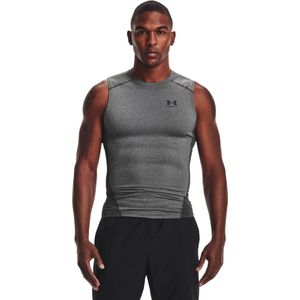 Under Armor - UA HG Armor Comp SL - Sporthemd - Zwart - Polyester/Elastaan