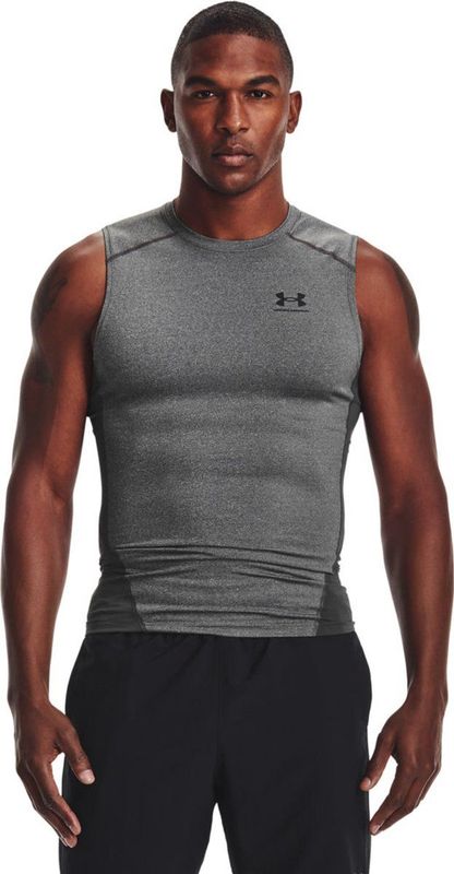 Under Armor - UA HG Armor Comp SL - Sporthemd - Zwart - Polyester/Elastaan