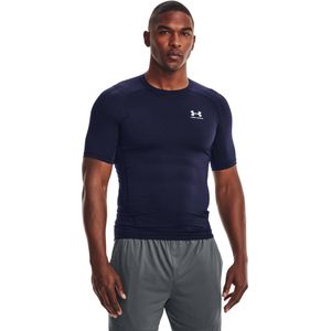 Under Armour Heatgear Shirt Heren - thermoshirts - donkerblauw - Mannen