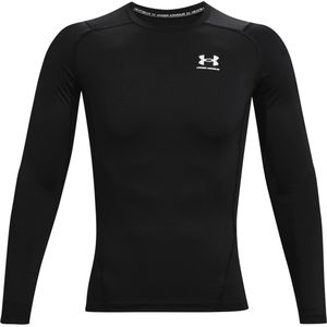 Under Armour Mannen Longsleeve Sportshirt - Zwart