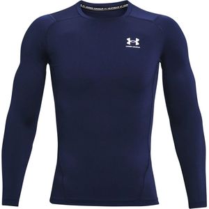 Under Armour - UA HG Armour Comp - Sportshirt - Zwart - Katoen - Geurremmend