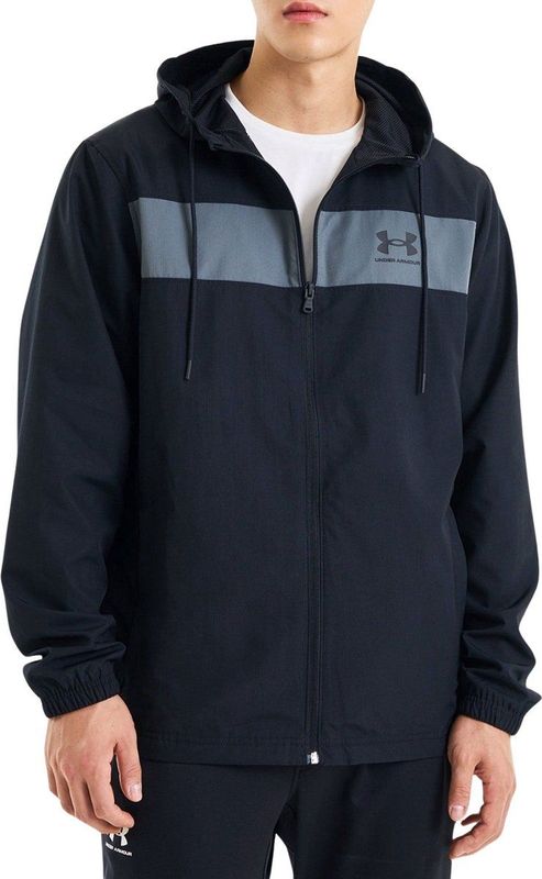 Under Armour - Sportstyle Windbreaker - Trainingsjas - Zwart - Polyester
