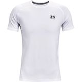 Under Armour T-Shirt HeatGear Armour Enganliegendes Kurzarm-Oberteil White (US LG)