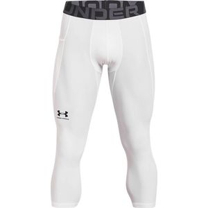 Under Armour HeatGear 3/4 Legging Heren - thermobroek - wit - Mannen