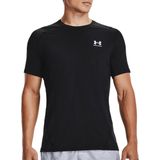 Under Armour UA HG Heatgear Armour Fitted Short Sleeve Heren Sportshirt Zwart