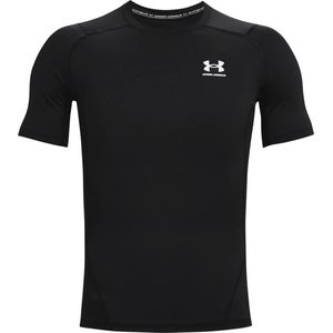 Under Armour Heatgear Compression Tee sportshirts zwart Mannen