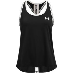 Under Armour - UA Knockout - Tanktop - Meisjes - Zwart - 90% Polyester, 10% Elastaan
