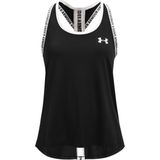 Under Armour - UA Knockout - Tanktop - Meisjes - Zwart - 90% Polyester, 10% Elastaan