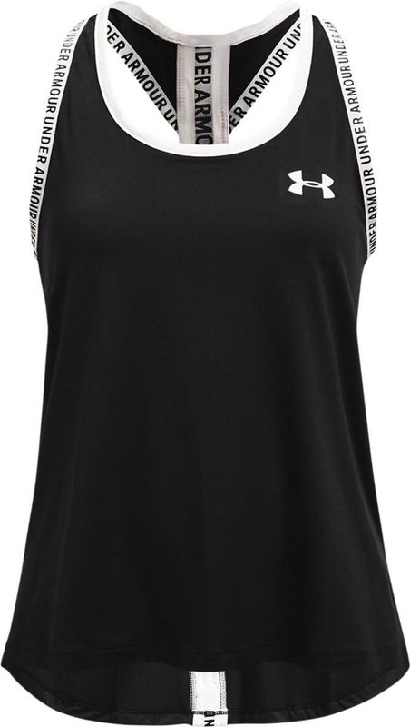 Under Armour - UA Knockout - Tanktop - Meisjes - Zwart - 90% Polyester, 10% Elastaan