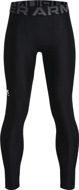 UA HG Armour Leggings-Black / / Pitch Gray