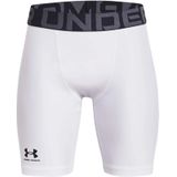 Under Armour Heatgear Compression Korte Leggings Wit Jongen