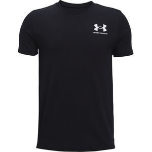 Under Armour UA B SPORTSTYLE LEFT CHEST Short Sleeve Jongens Sportshirt Zwart