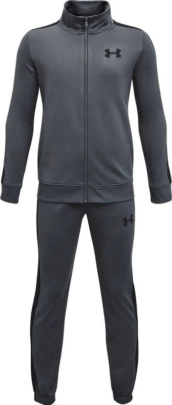 Under Armour UA Rival Knit Track Suit Jongens Trainingspak Grijs