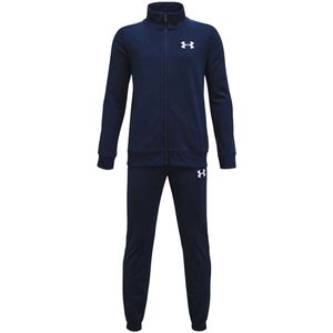 Under Armour UA Knit Track Suit Jongens Trainingspak Blauw