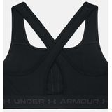 Under Armour - Armour Mid Crossback - Sportbeha - Zwart - Polyester/Elasthaan