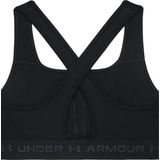 Under Armour - Armour Mid Crossback - Sportbeha - Zwart - Polyester/Elasthaan