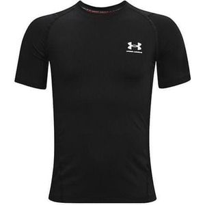 Under Armour HG Armor SS Zwart Jongens