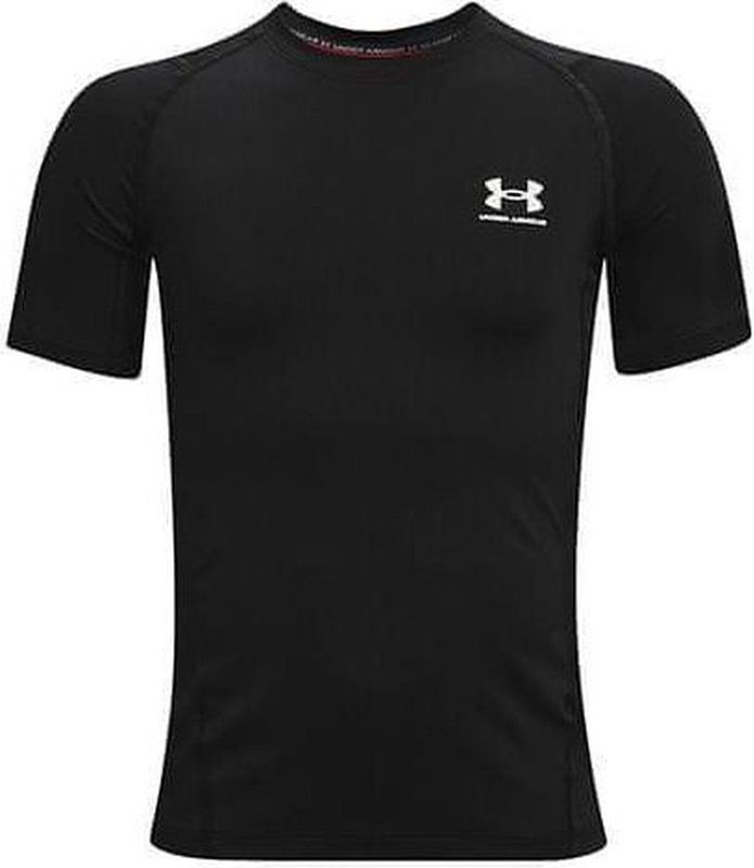 Under Armour HG Armor SS Zwart Jongens