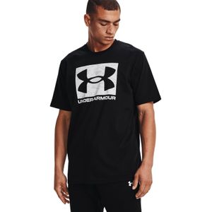 Short-sleeve Sports T-shirt Under Armour ABC Camo Boxed Logo Black