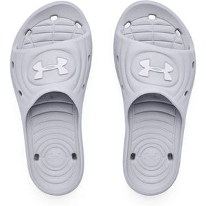 Under Armour UA B Locker IV SL, Sandals jongens, Mod Gray/Mod Gray/White, 36 EU