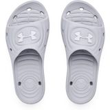 Under Armour - UA M Locker IV SL - Badslippers - Mod Grijs Wit