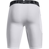 Under Armour Heatgear Compressie Lange Short Wit / Regular Man