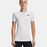 Under Armour UA HG Heatgear Authentics compressie Short Sleeve Dames Sportshirt - Wit