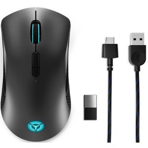 Lenovo Legion M600 Wireless Gaming muis Gamen Ambidextrous RF Wireless + Bluetooth + USB Type-A Optisch 16000 DPI