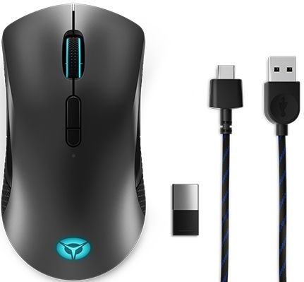 Lenovo Legion M600 Wireless Gaming muis Gamen Ambidextrous RF Wireless + Bluetooth + USB Type-A Optisch 16000 DPI