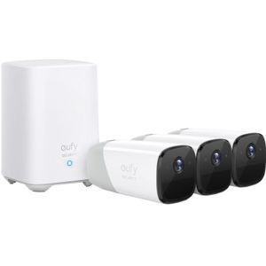 eufy EufyCam 2 Pro 3+1kit T88523D2 IP-Draadloze bewakingsset Met 3 cameras