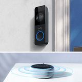 Anker Eufy Battery Doorbell Slim 1080p - Slimme deurbel Zwart