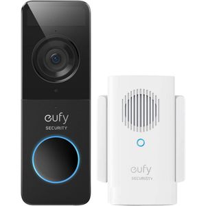 Eufy 1080P Draadloze Video Deurbel Inclusief Chime Accu Zwart